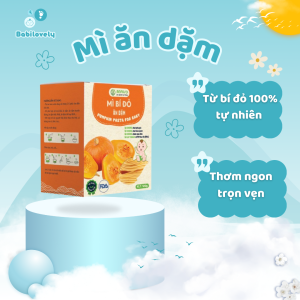 Mì Organic Anpaso bí đỏ 120g