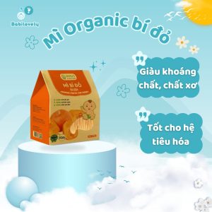 Mì Organic Anpaso bí đỏ 120g