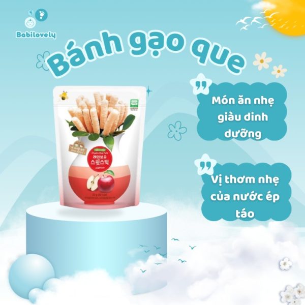 Bánh gạo que hoa quả