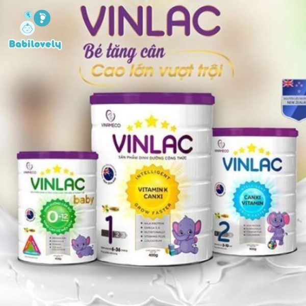 Sữa Vinlac 1 Cho Trẻ Từ 6 Đến 36 Tháng Tuổi Babylovely