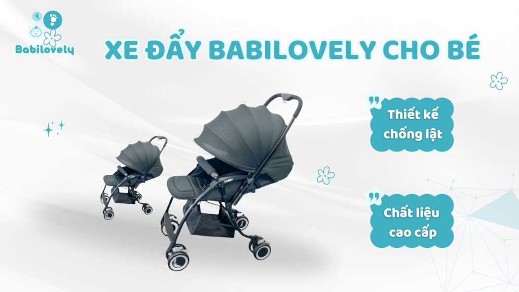 Xe đẩy Babilovely cho bé